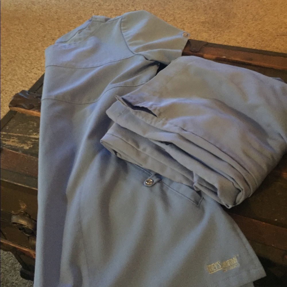 Cecil Blue Greys Anatomy Scrub set
